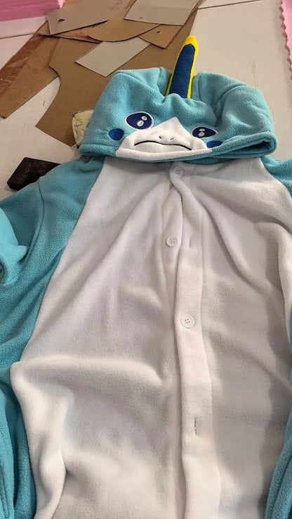 Pokemon Cosplay Costume Kigurumi Anime Onesie for Men And Women Gengar Funny Jumpsuit Halloween Christmas Party Outfit
