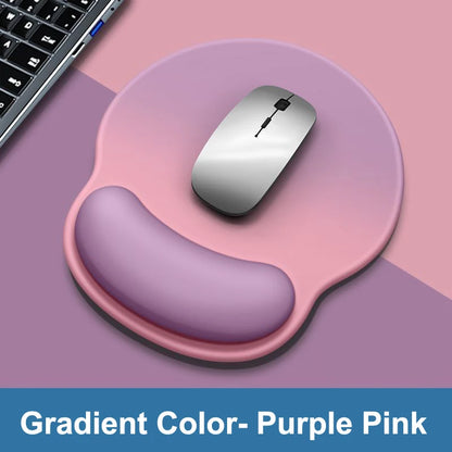 VAORLO Ergonomic Wrist Rest Mouse Pad: Soft Non-Slip Silicone Support