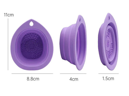 Silicone Brush Cleaning Bowl.