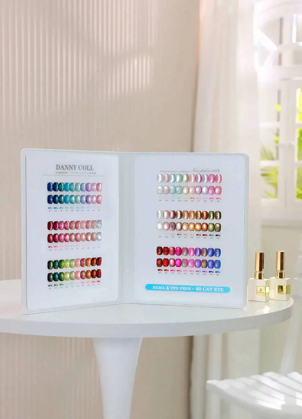 High End 9D Cat Eye Gel Polish Set With Color Board  Magnetic Gel Nail Set Luxury Cat's Eye Gel Soak Off UV LED Nail Varnish