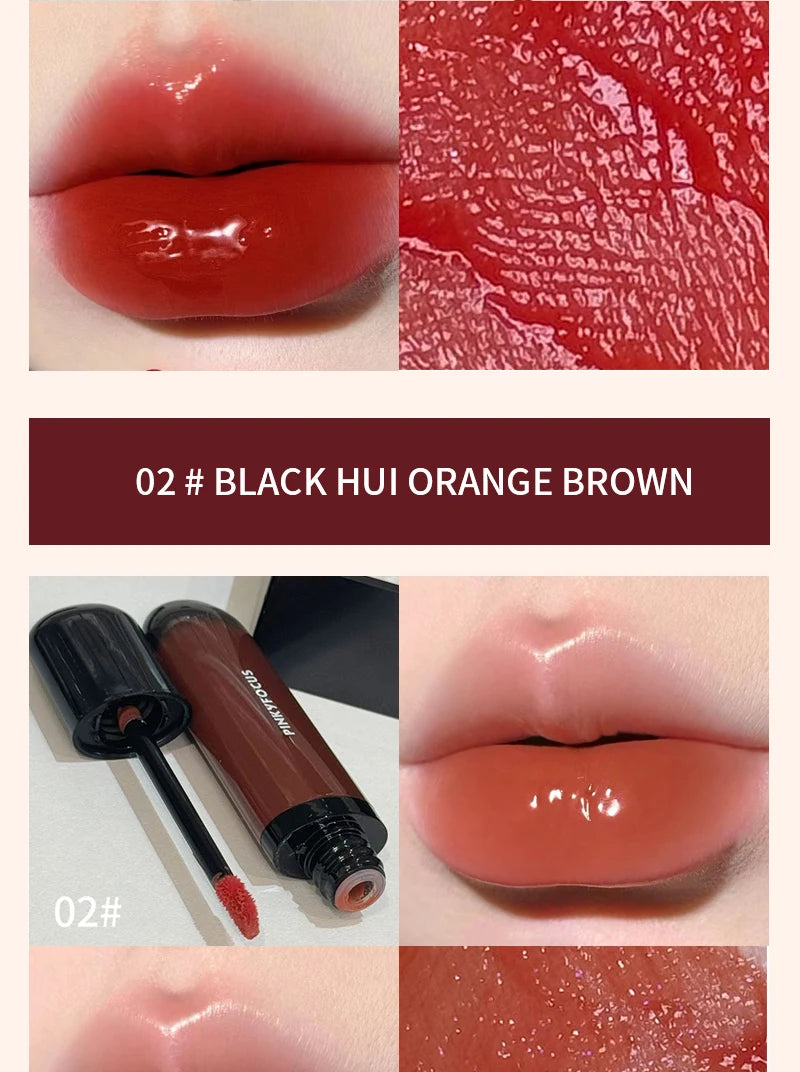 Red Brown Mirror Lip Glaze.