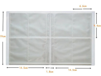 Pokemon Transparent Card Binder Album 4 Pocket 9 Pocket