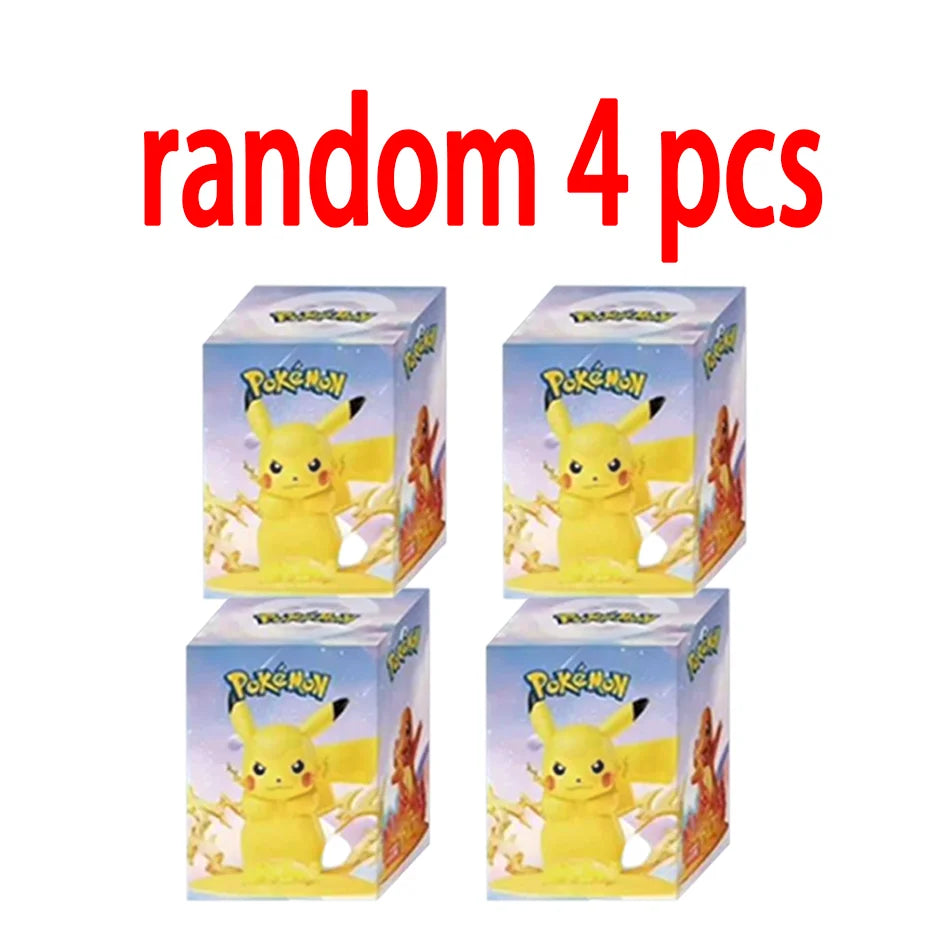 Hot 12 style Pokémon Action Dolls cute Pikachu Blind Box Anime Models Desktop Decorations Pok é mon Toys kids Birthday Gifts