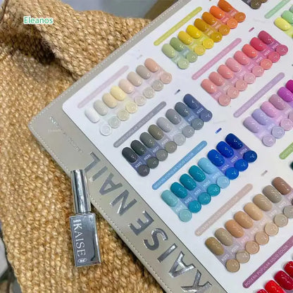 Eleanos 120 Colors Gel Nail Polish Set With Color Card Nail Gel Set Easy Soak Off 15ml TPO Free Gel Polish Nail Salon Profession