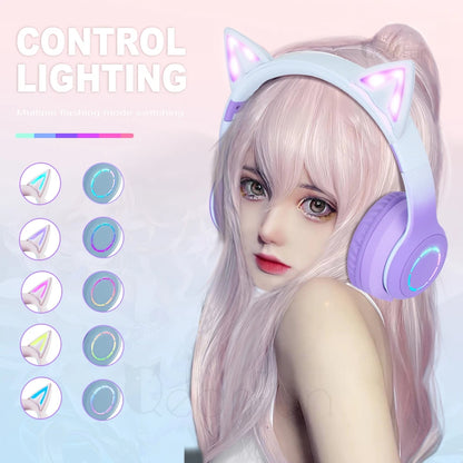 Pink Cat Headphones