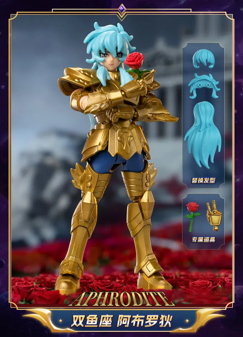 In Stock Saint Seiya GALAXY VERSION 04 Virgo Gemini Pisces SAGA Shaka Pegasus Phoenix Ikki Assembled Model Toys Gold Saint 01/02