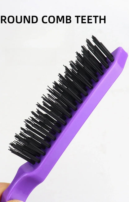 15PCS Professional Slim Line Teasing Hair Brush Backcombing Comb Tool for Salon Styling - 4 Colors Wholesale Stylist Supplies