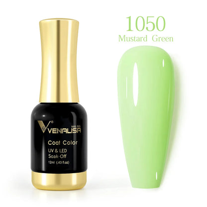 VENALISA Nail Gel Varnish TPO FREE Soak Off UV LED Organic Odorless Enamels Nail Art Colors 12ml 120Colors UV Gel Nail Polish