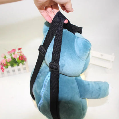 TAKARA TOMY Snorlax Pokemon Backpack Plush Kawaii Anime Pendant Stuffed Bag Soft Cartoon Schoolbag Birthday Gift