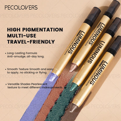 1PC Shimmer Glitter Contouring Eyeshadow Pencil - Double-headed Lazy Eyeshadow Stick, Ideal Gift for Women