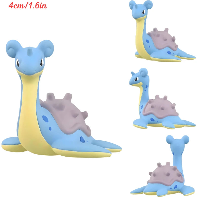 Original TAKARA TOMY Pokemon Figure Toys Mimikyu Maushold Lapras Charizard Umbreon Sylveon Vaporeon Model Dolls Birthday Gifts