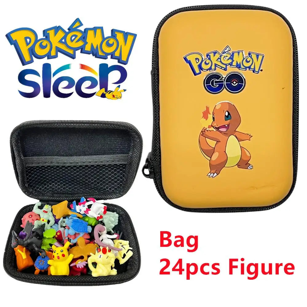 24pcs/Bag Set 2-3cm Pokemon Bag Figures Toy Bulk Anime Mini Doll Figurine Small Pocket Monster Birthday Gift Toys