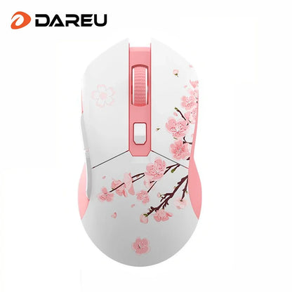 DAREU EM901X Wireless Mouse, 2.4G Wired Dual-mode Mouse, AIM-WL 12000 DPI RGB Magnetic Charging Dock Gaming Mouse for PC Gamer