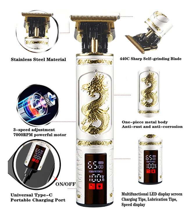 New In Hair Cutting Machine Clipper for Men Barber Shop Trimmer for Men Mower Men's Electric Shaver Haircut Beard Trimmer