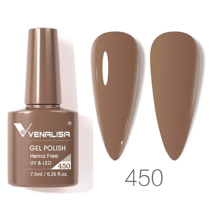 Venalisa VIP4 Nail Gel Polish HEMA/TPO FREE Full Coverage Beautiful Semi Permanent Soak Off UV LED Gel Nail Polish Gel Lacquer