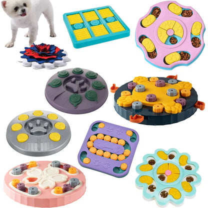 New dog puzzle toys slow-feeding dishes anti-choking bowls hidden food bowls anti-slip dog bowls cat bowls