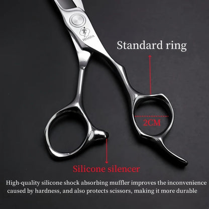 HISADA hairdressing scissors	professional barber scissors 6.0  Inch scissors VG10 material professional barber scissors