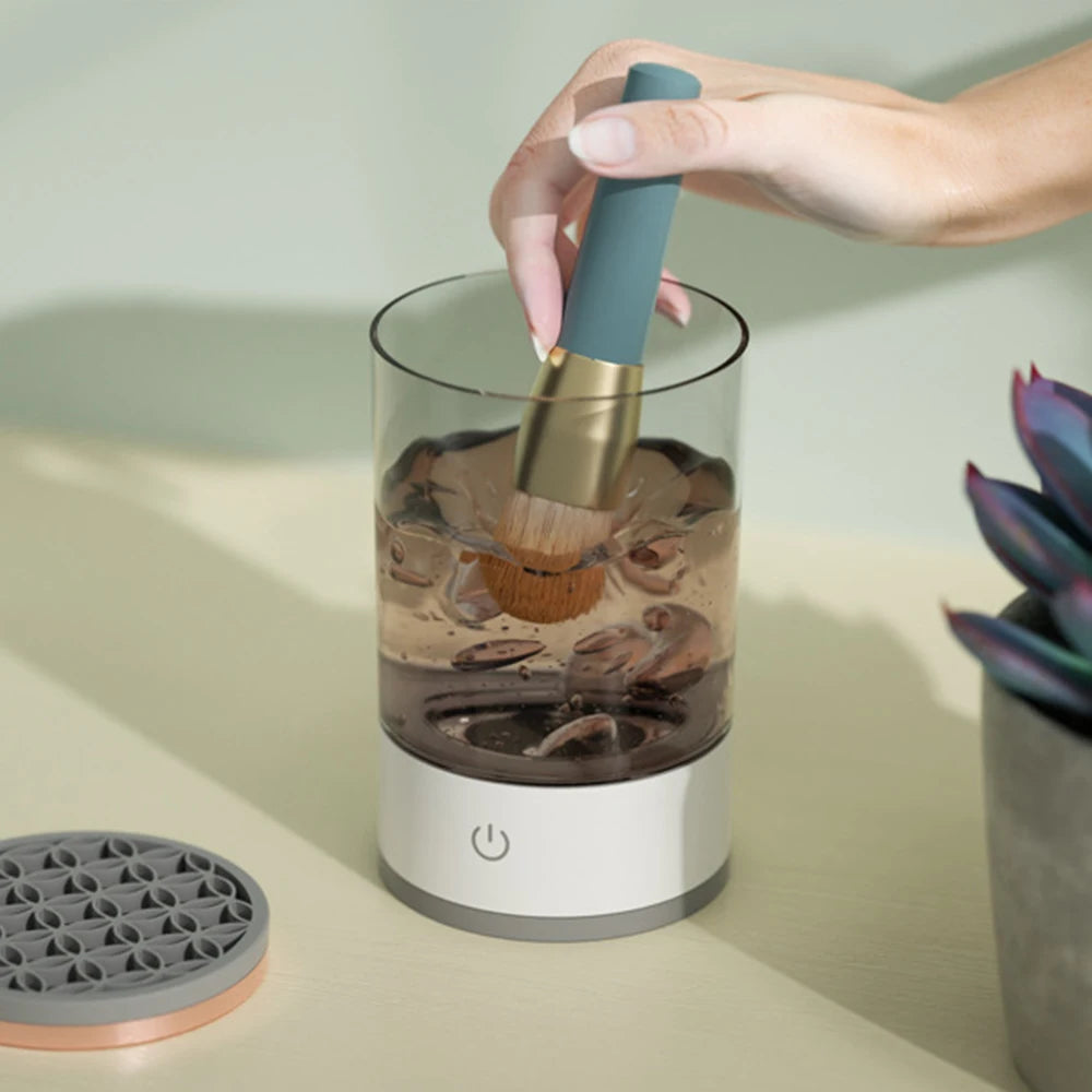 Electric Brush Cleaner.