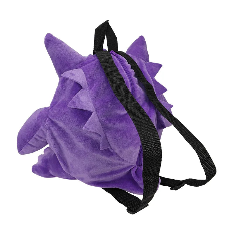 Cute Pokemon Backpack Kawaii Japanese Style Plush Bag Gengar Eevee Snorlax Backpack Schoolbag Cosplay Props Fashion Gifts