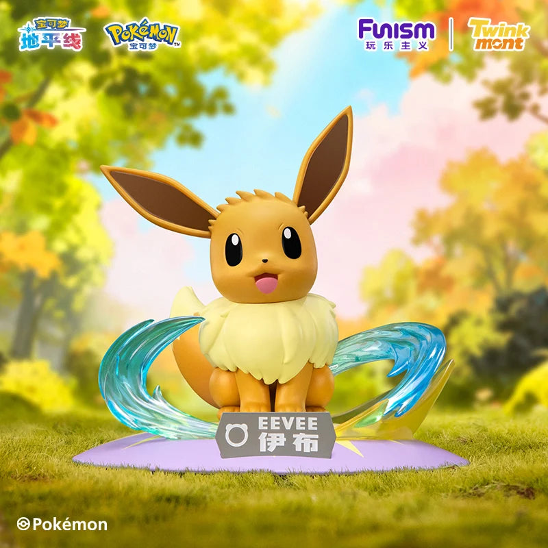 Anime Pokemon Umbreon Eevee Espeon Funism Original Action Figures Home Collection Model Desktop Ornaments Toys Birthday Gifts