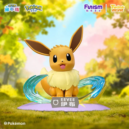 Anime Pokemon Umbreon Eevee Espeon Funism Original Action Figures Home Collection Model Desktop Ornaments Toys Birthday Gifts