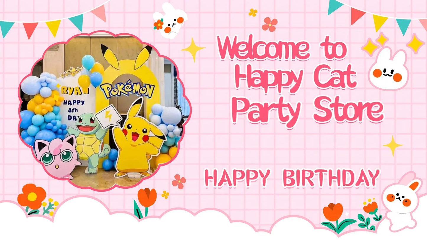 Pokemon Popcorn Box Birthday Decor Pikachu Gift Box Poke Ball Cookies Chocolate Candy Box Baby Shower Kids Gifts Party Supplies