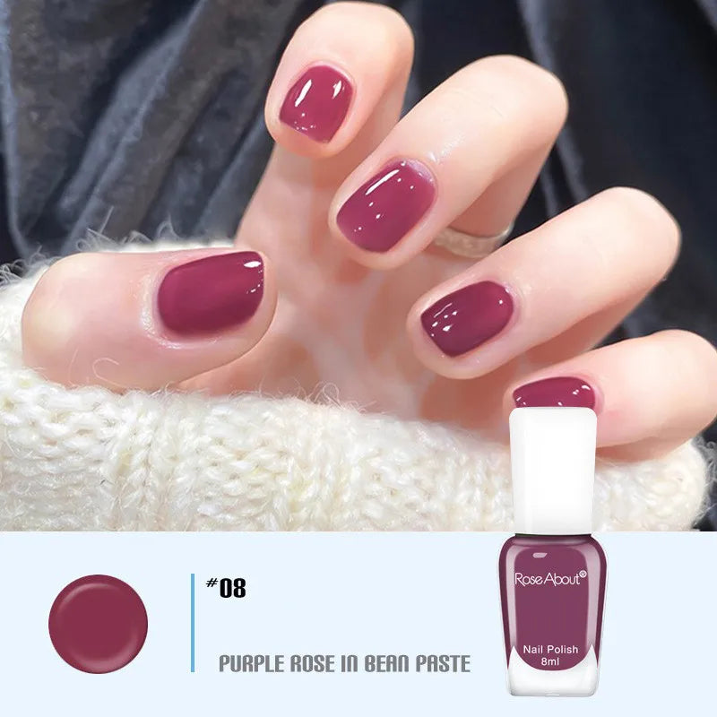 40 Colors Water-Based Nail Polish