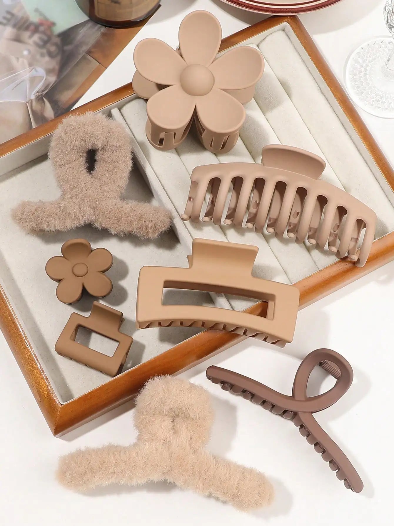 Autumn Winter Hair Clips Set.