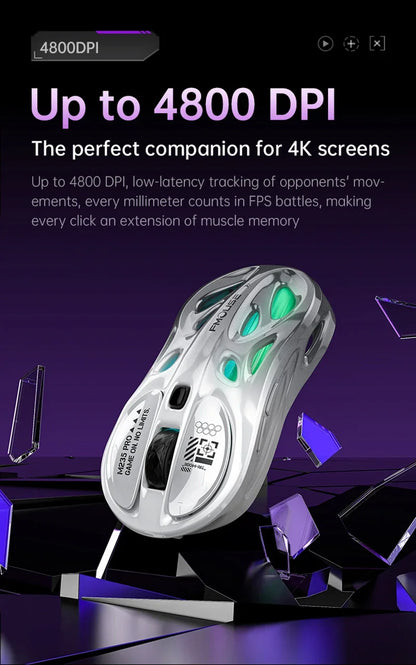 Lenovo Tri-mode Wireless Bluetooth Mouse Lightweight Computer Rgb Illuminated Gaming Mouse Portable Tablet Universal Mouse