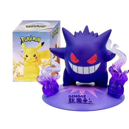 12 style Pok é mon Action Dolls Pikachu Blind Box Anime Models Desktop Decorations Pok é mon Toys Children's Birthday Gifts