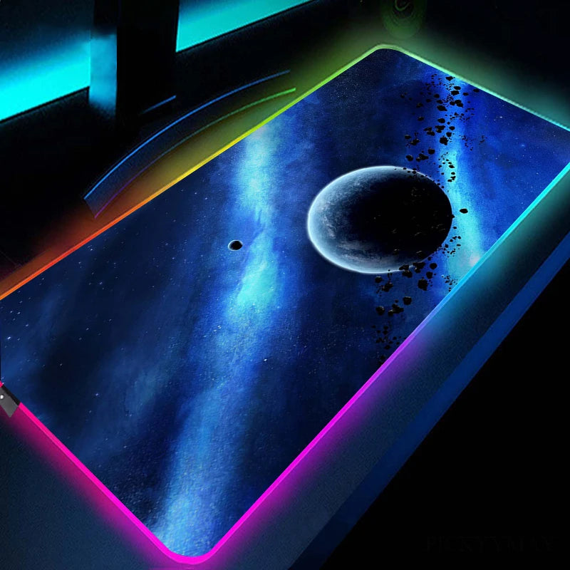 CosmicGlow RGB Desk Mat