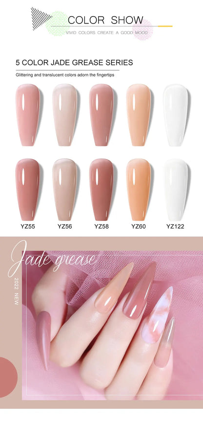 Clou Beaute 10/12/20/24pcs Gel Nail Polish Set Color 15ml White Glass Bottle Nail Art Kit Semi Permanent Gellack Nail Varnish