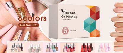 Venalisa TPO FREE Tempered Top Coat Nail Paint Gel Platinum Gel Polish Nail Soak Off UV LED Gel Polish Nail Lacquer Varnishes
