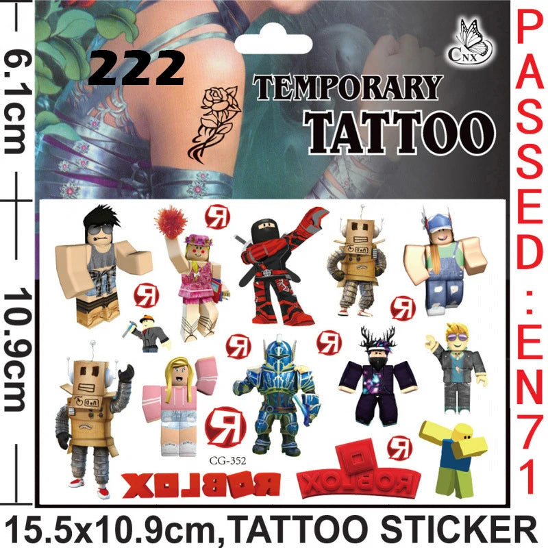 Hot Roblox Party Favors Gifts Slap Bracelets Stickers Goodie Bag Fillers Supplies Children's Birthday Souvenirs Decoration Toys