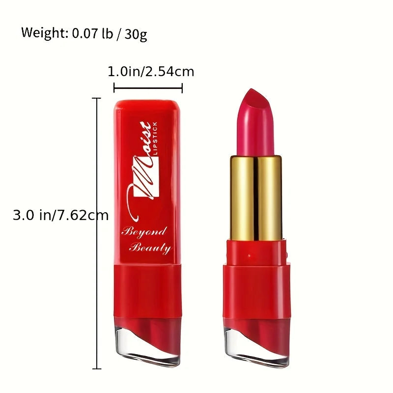 Beyond Beauty Creamy Moisturizing Lipstick: Long-Lasting Satin Finish (12 Shades)