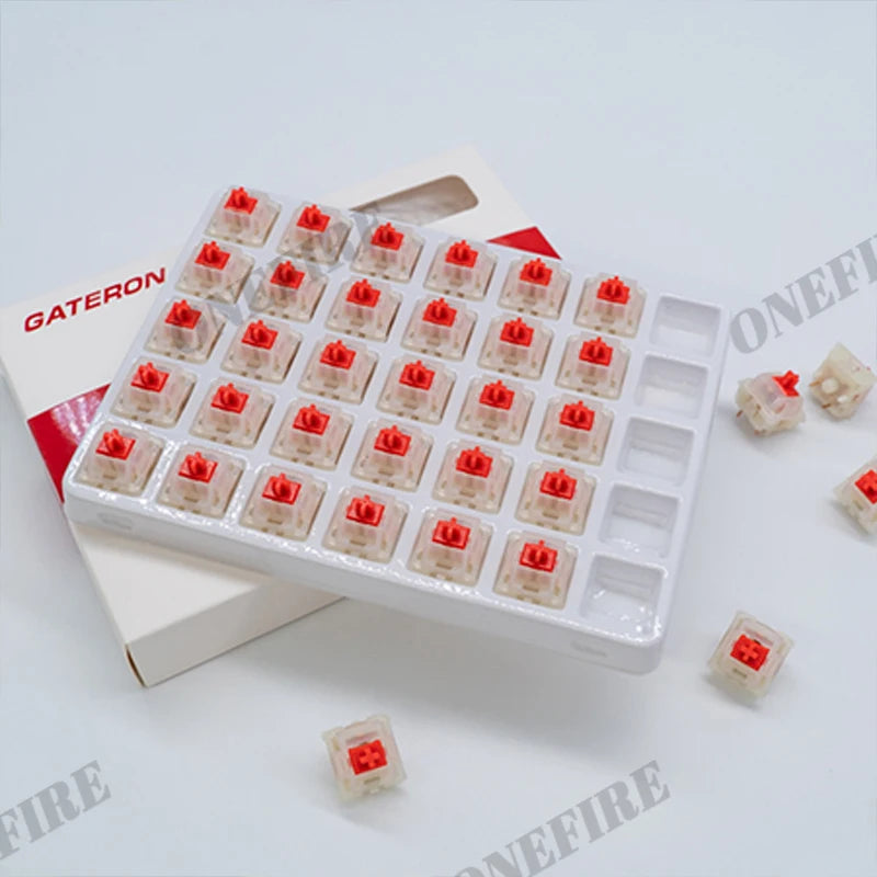 Gateron Milky Pro Linear Mechanical Keyboard Switches