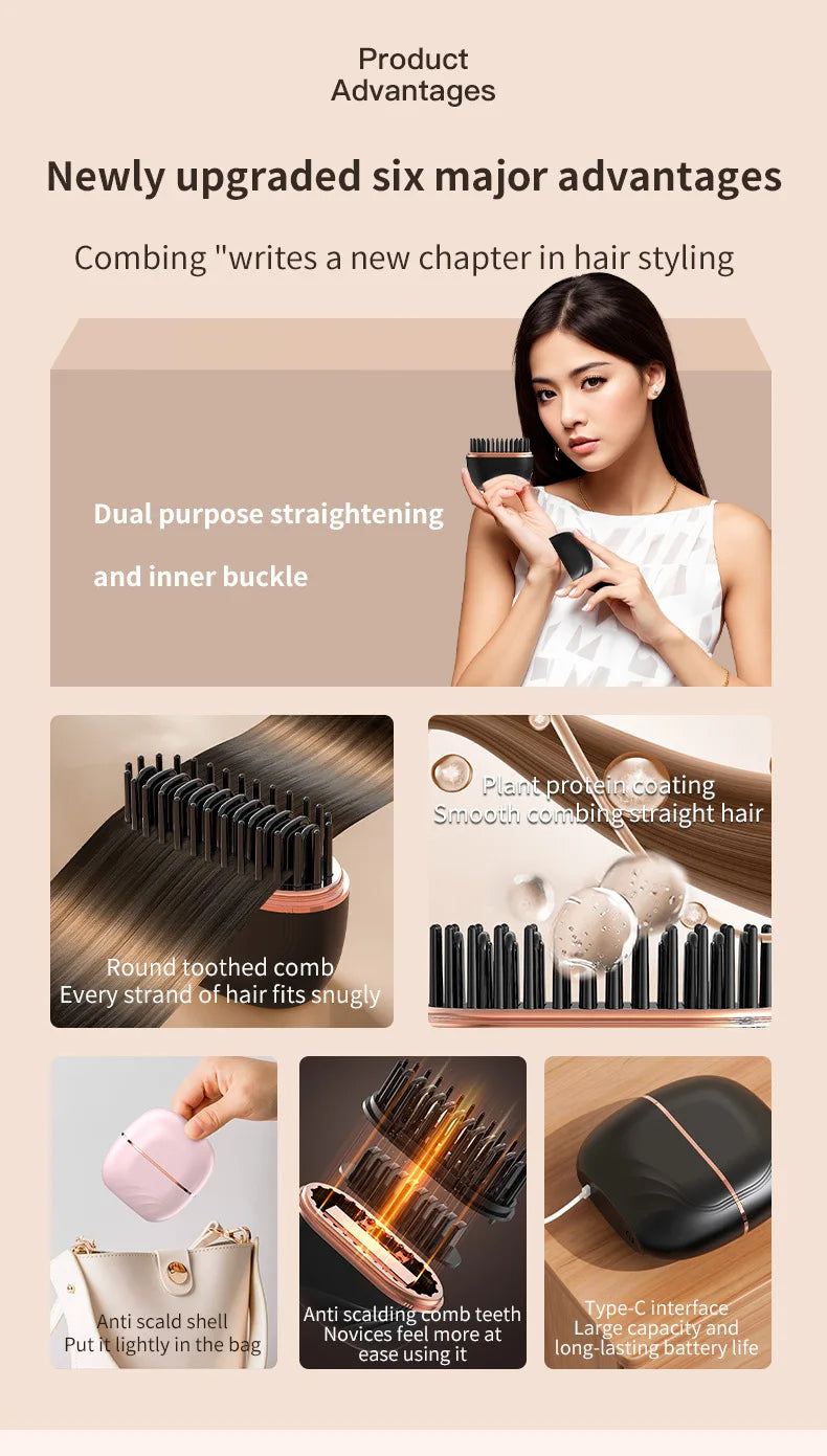 Cordless Mini Hair Brush.