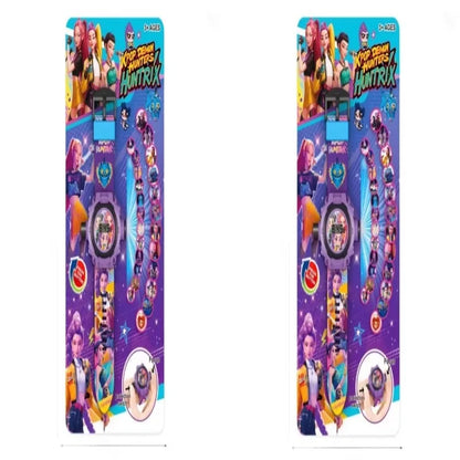 K-Pop HUNTRX Projection Watch: Bandai Multi-Functional Timepiece