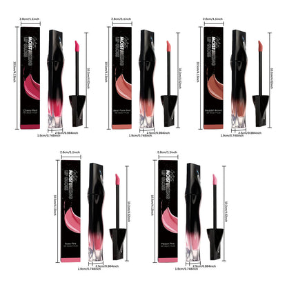 Premium Matte Lip Balm Smooth Matte Finish Reduce Dry Lines Lasting Pigment Natural Look Lightweight Moisturize 6-Color Lipstick
