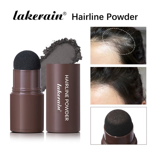 Lakerain Hairline Powder Filling Hair and Eyebrows Gaps Naturally Modify Long Lasting Holding Waterproof Sweat-proof Fine Powder