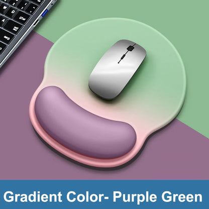 VAORLO Ergonomic Wrist Rest Mouse Pad: Soft Non-Slip Silicone Support