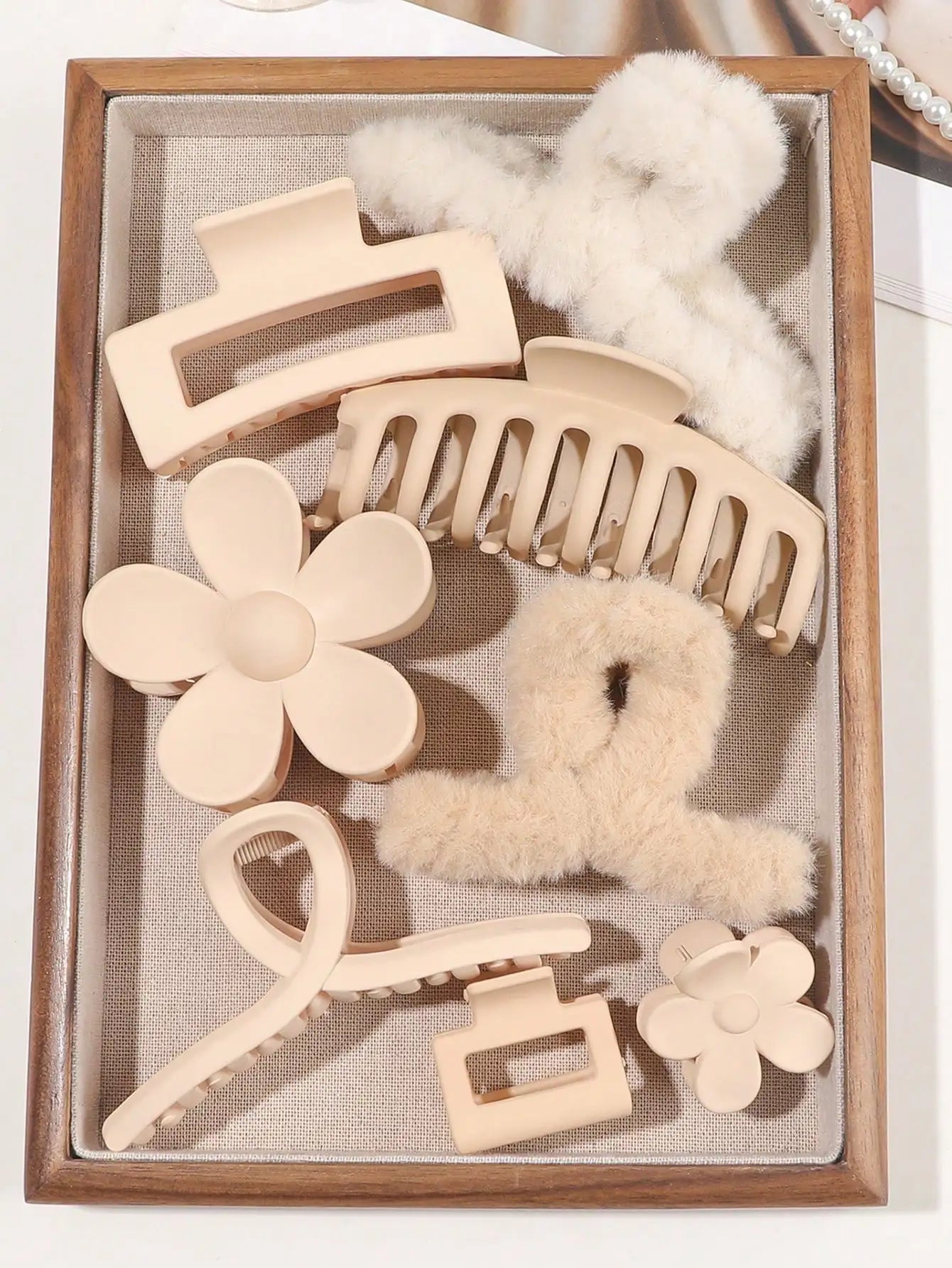 Autumn Winter Hair Clips Set.