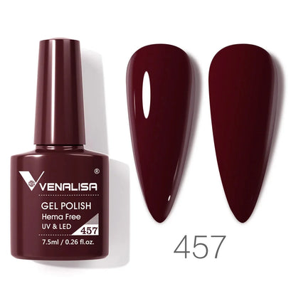 Venalisa VIP4 Nail Gel Polish HEMA/TPO FREE Full Coverage Beautiful Semi Permanent Soak Off UV LED Gel Nail Polish Gel Lacquer