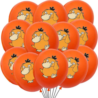 24pcs Pokemon Balloons for Birthday 12inch Cartoon Latex Balloon Birthday Party Round Multi Pikachu Toys Decoration Baby Shower