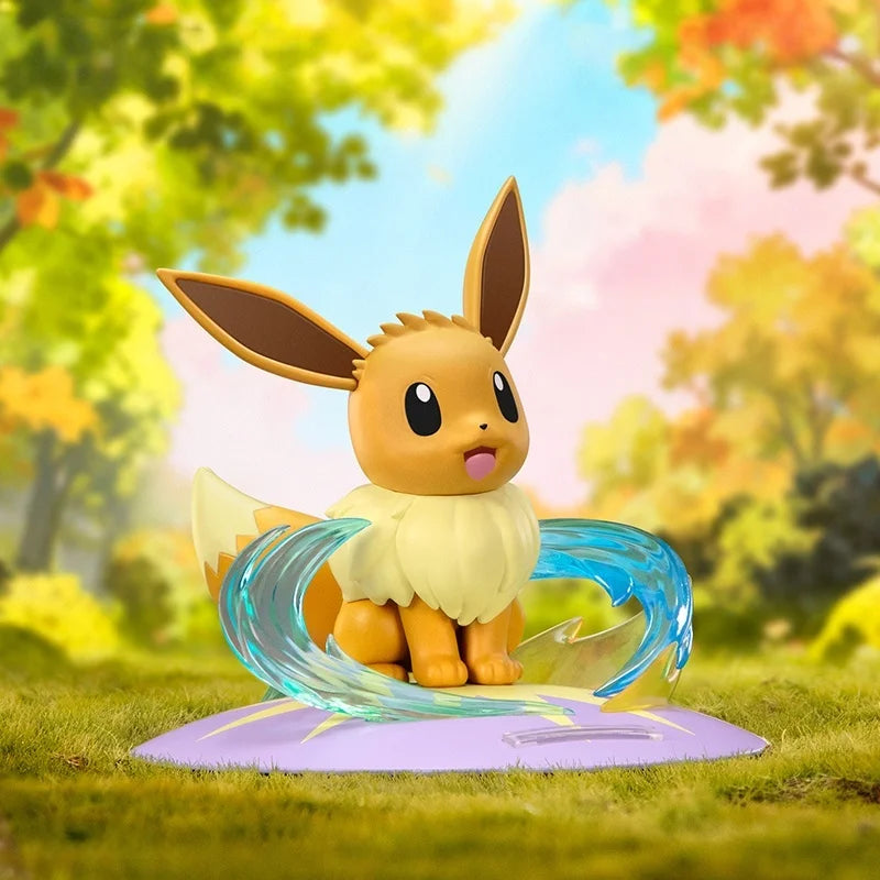 Anime Pokemon Umbreon Eevee Espeon Funism Original Action Figures Home Collection Model Desktop Ornaments Toys Birthday Gifts
