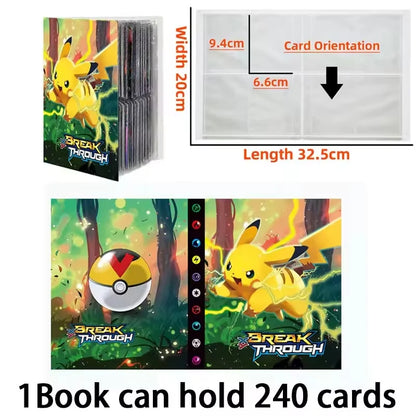 POKEMONES Cards Album Book 240Pcs Card Album Creativity.