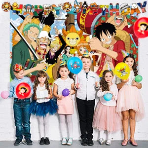One Piece Birthday Party Supplies Set – 112pcs 🎉🏴‍☠️