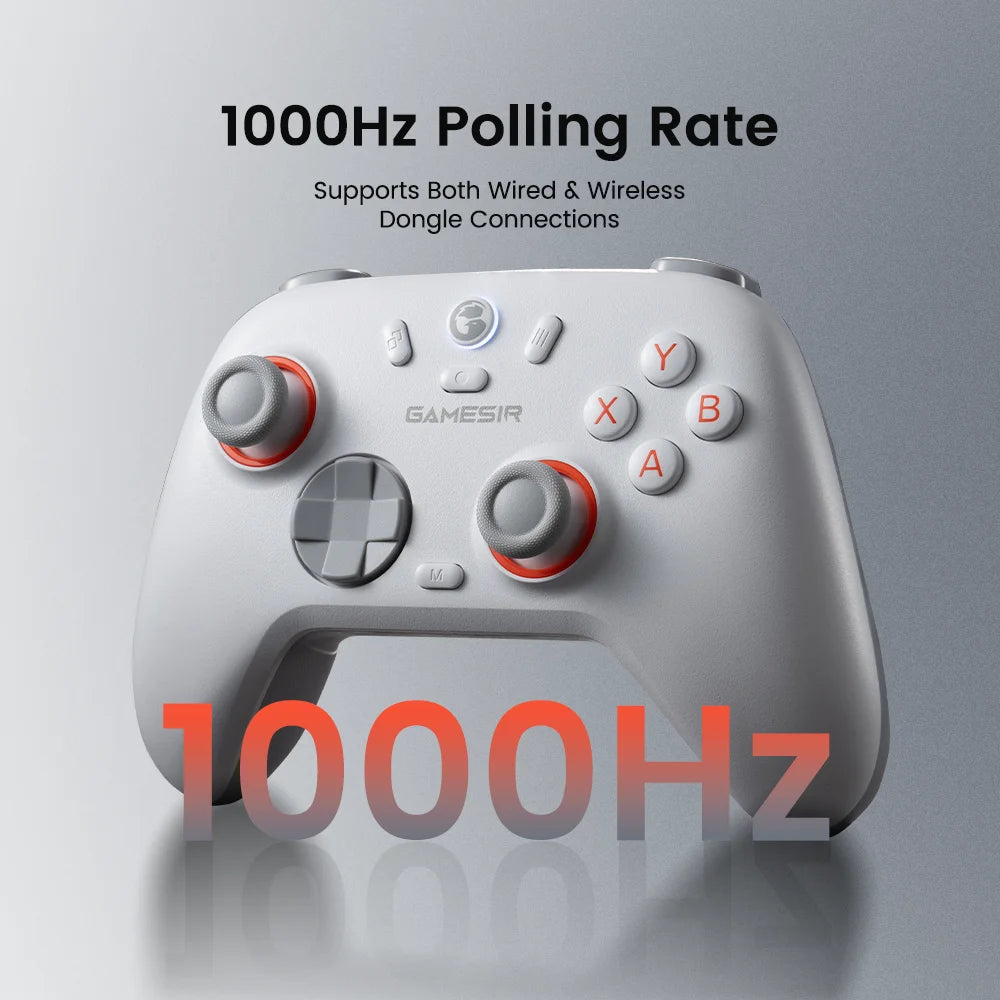 GameSir Nova Lite 2 Wireless Switch Controller Bluetooth Gamepad with Hall Effect for Nintendo Switch, iPhone, Android, PC