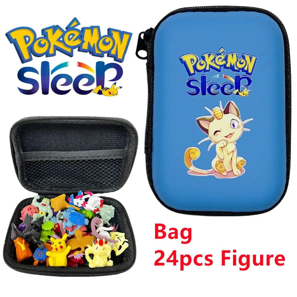 24pcs/Bag Set 2-3cm Pokemon Bag Figures Toy Bulk Anime Mini Doll Figurine Small Pocket Monster Birthday Gift Toys