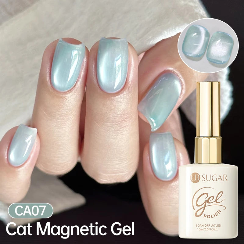 UR SUGAR 15ml Cat Magnetic Gel Nail Polish 30 Colors Semi Permanent Magnetic Gel UV/LED Soak Off Painting Vanrish Design